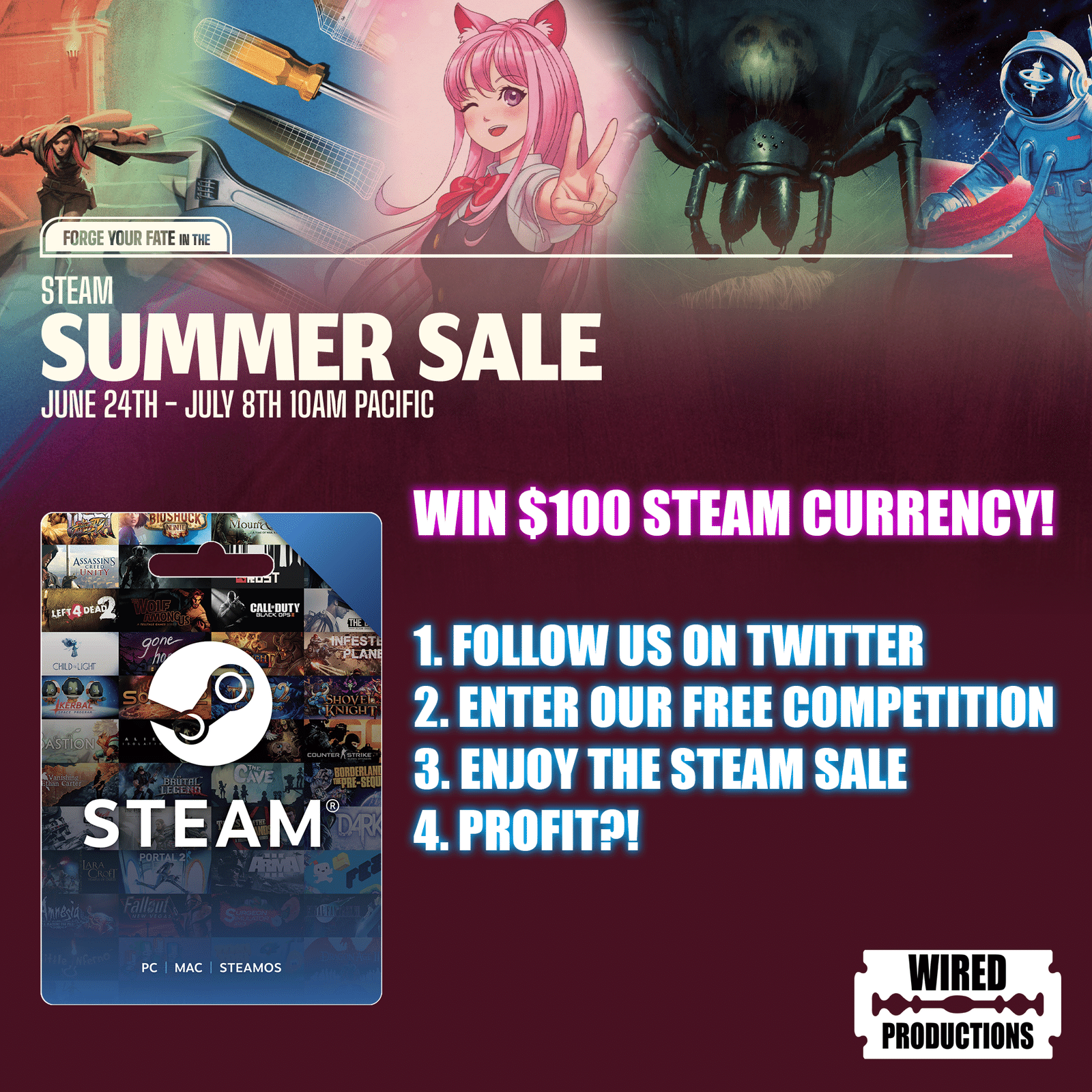 Изображение из объявления Steam