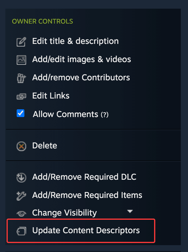 Изображение из объявления Steam