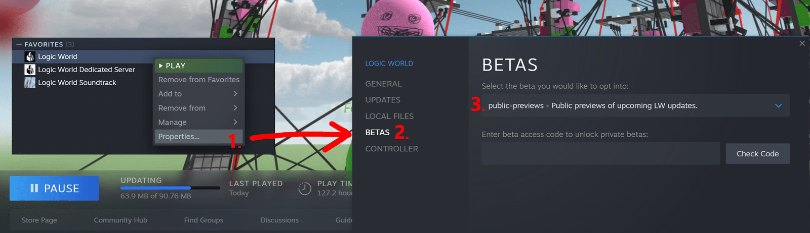 Изображение из объявления Steam