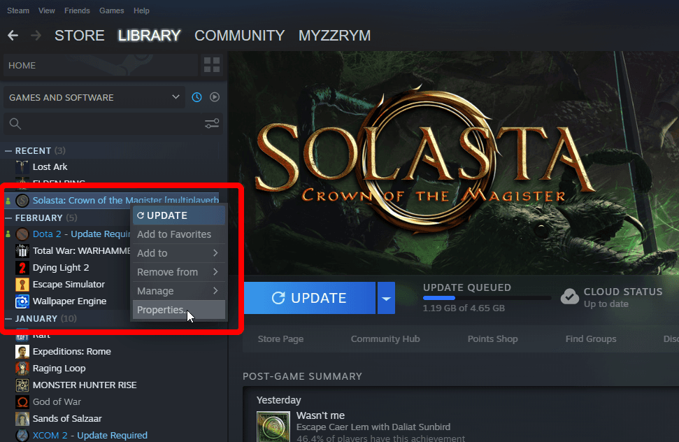 Изображение из объявления Steam