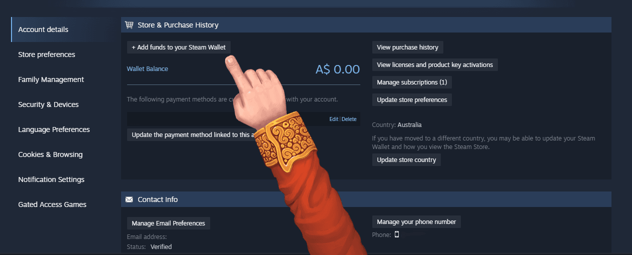 Изображение из объявления Steam