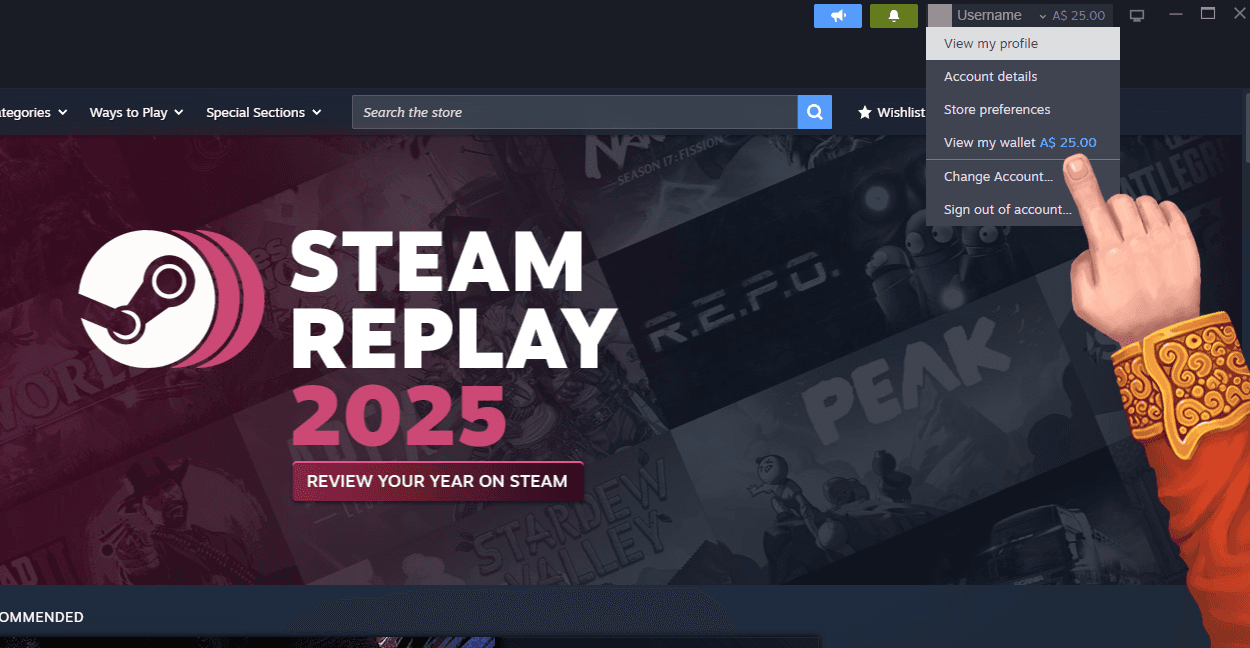 Изображение из объявления Steam