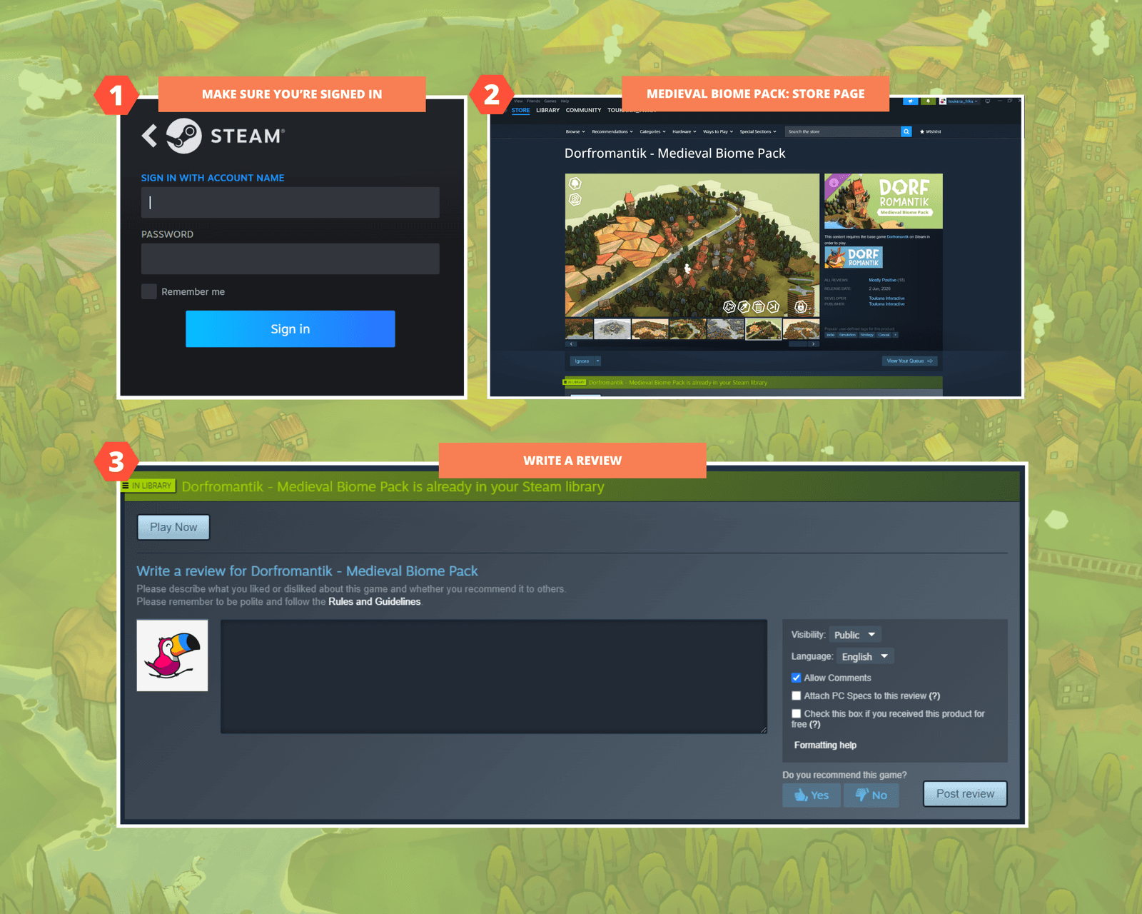Изображение из объявления Steam