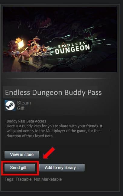 Изображение из объявления Steam