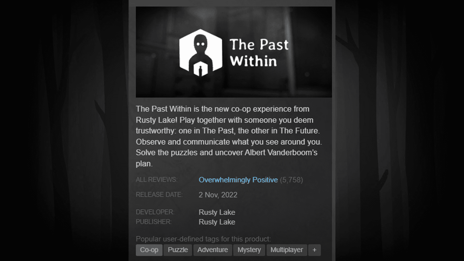 Изображение из объявления Steam