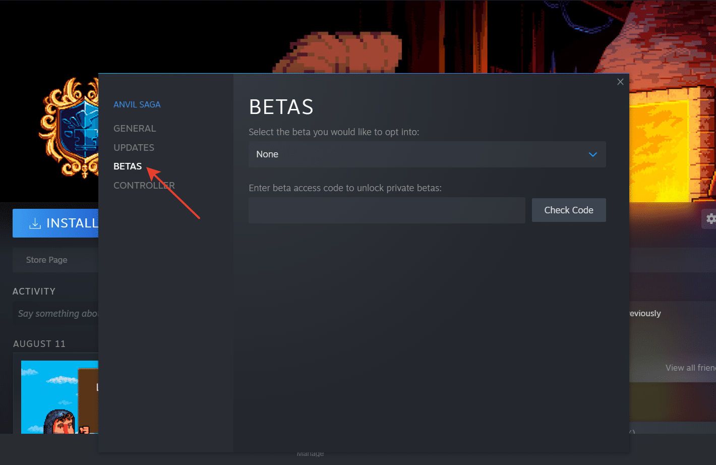 Изображение из объявления Steam
