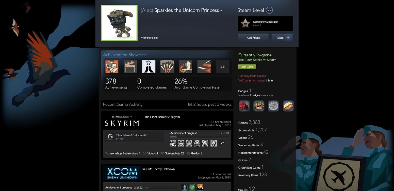 Изображение из объявления Steam
