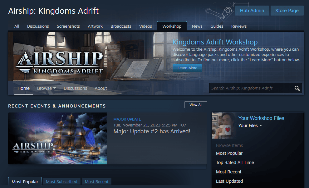 Изображение из объявления Steam