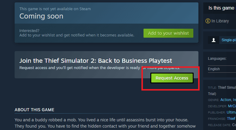 Изображение из объявления Steam