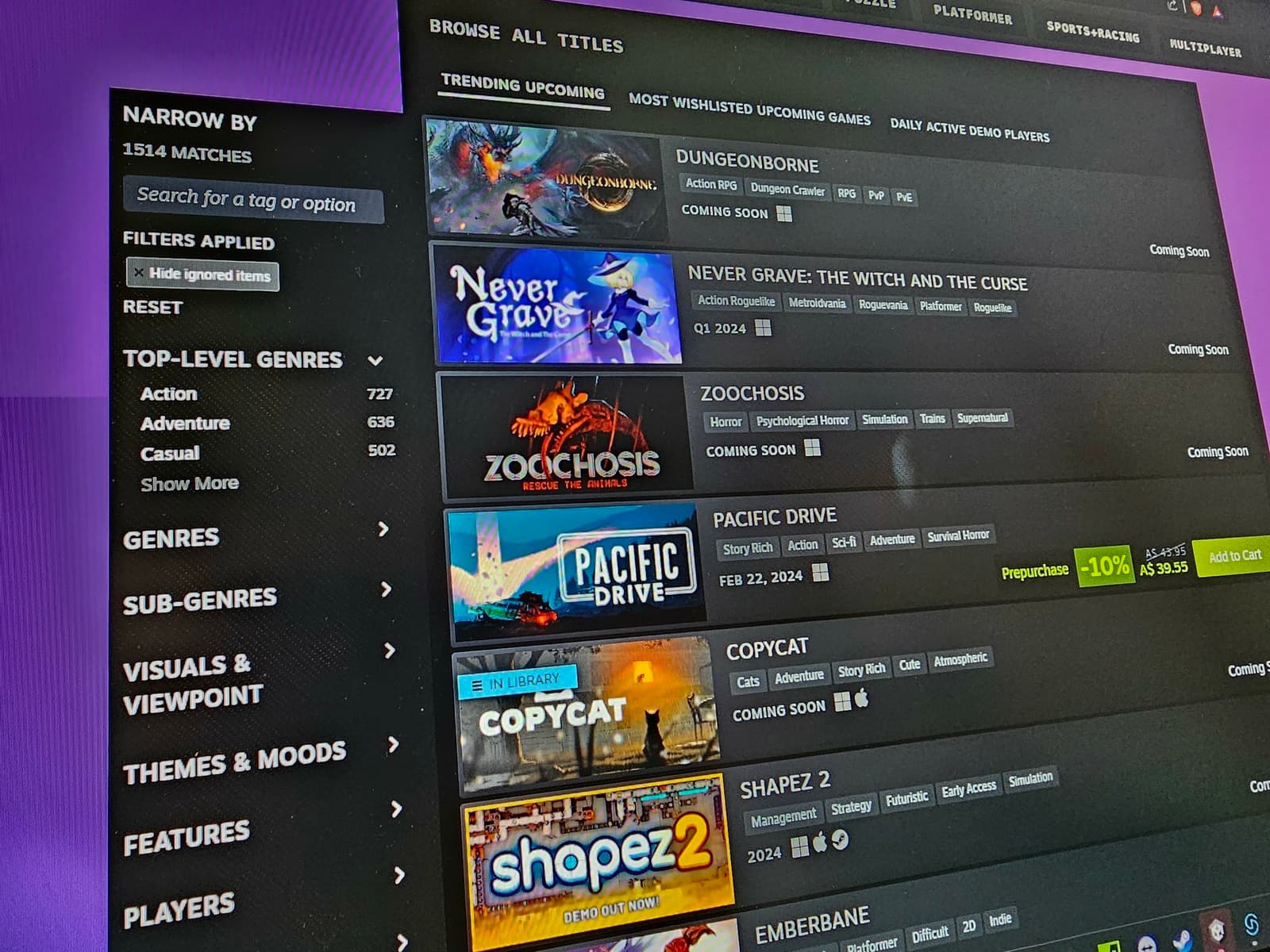 Изображение из объявления Steam