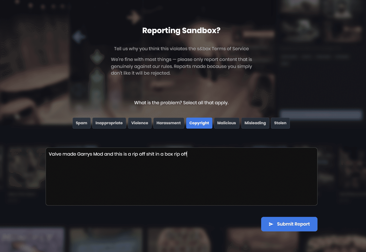 Изображение из объявления Steam