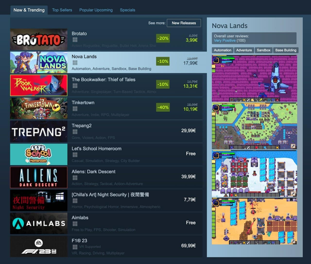 Изображение из объявления Steam