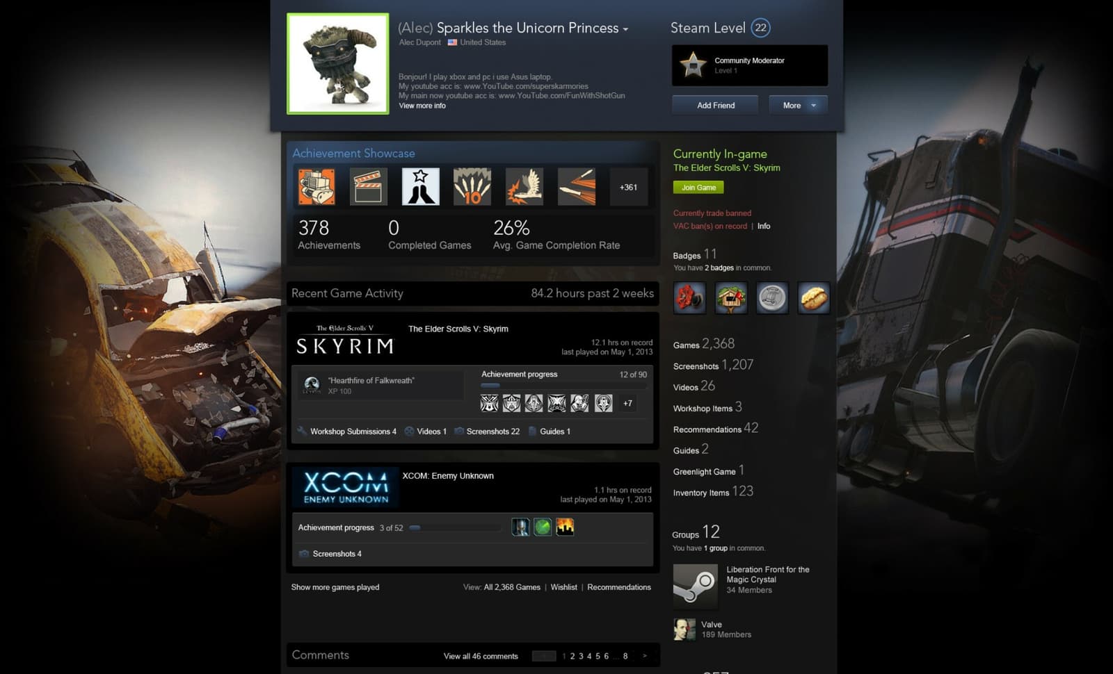 Изображение из объявления Steam