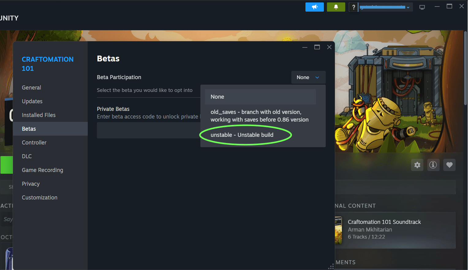 Изображение из объявления Steam