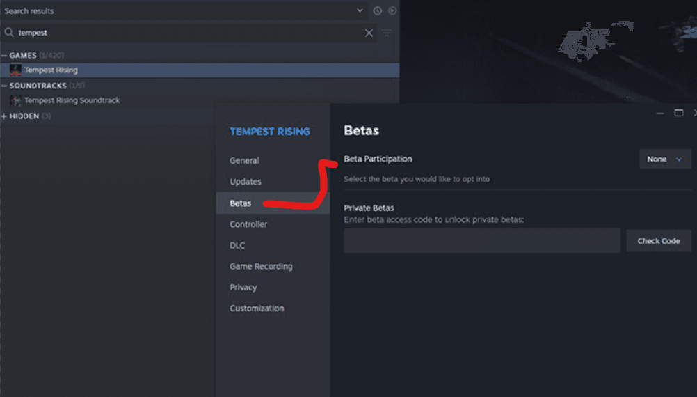 Изображение из объявления Steam