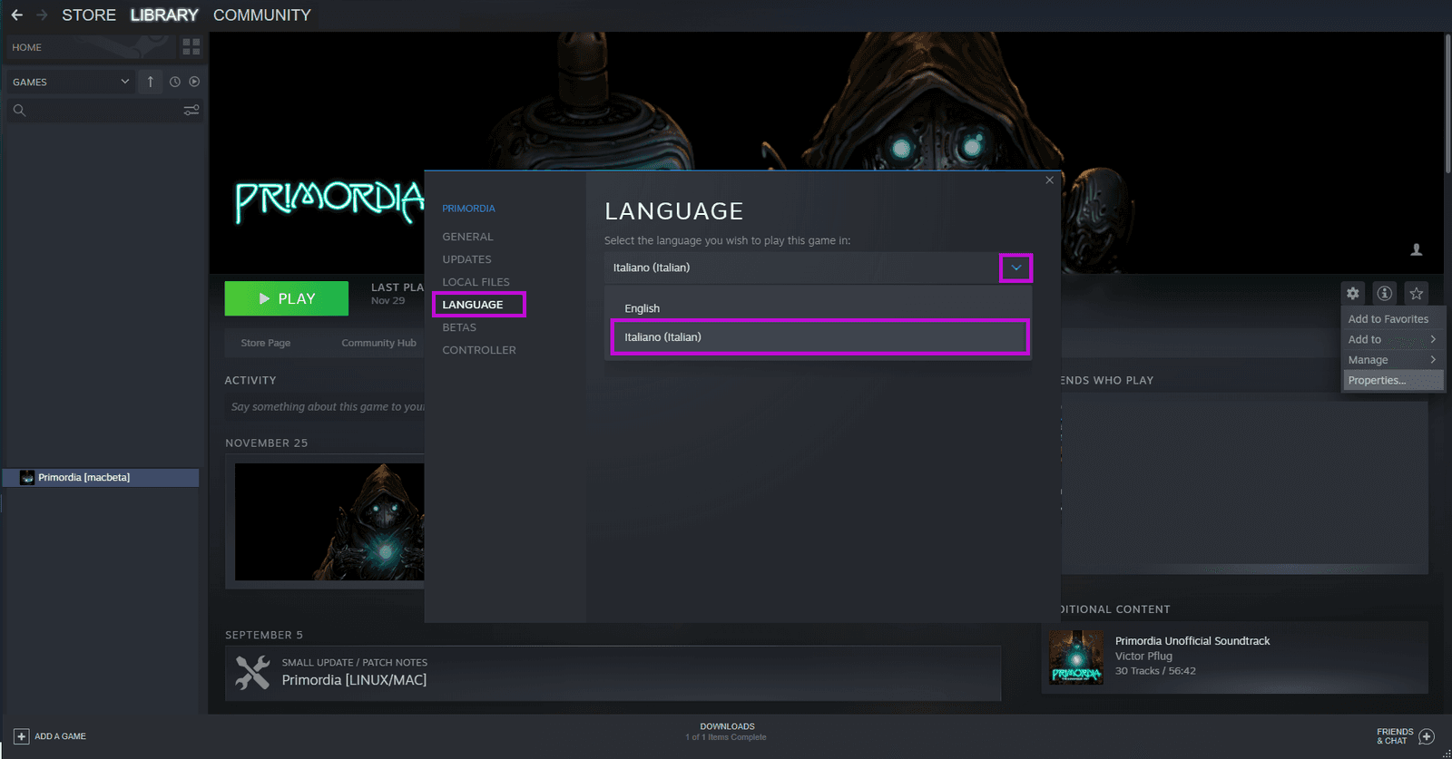 Изображение из объявления Steam
