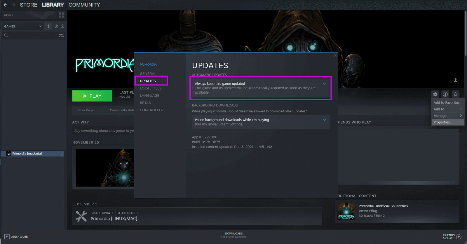Изображение из объявления Steam