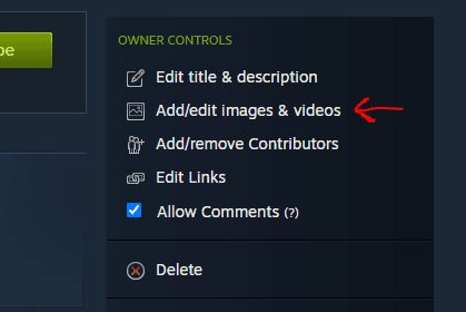 Изображение из объявления Steam