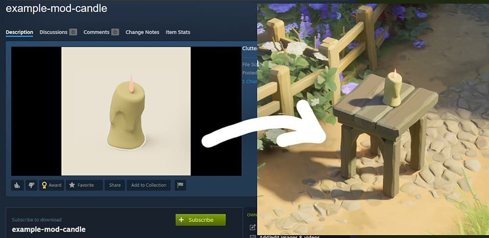 Изображение из объявления Steam