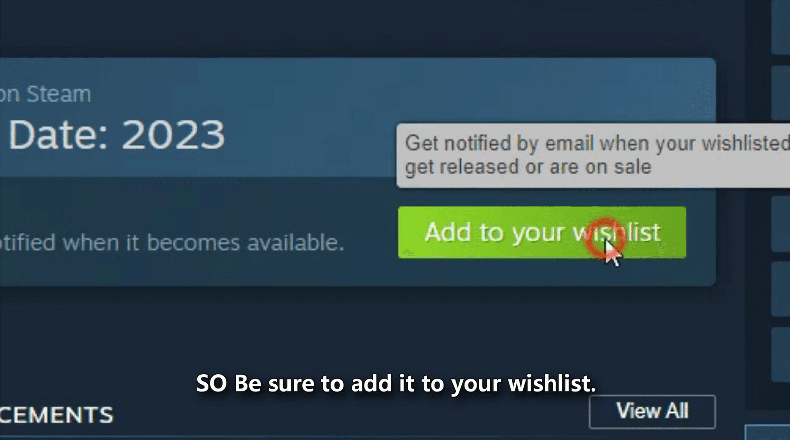 Изображение из объявления Steam