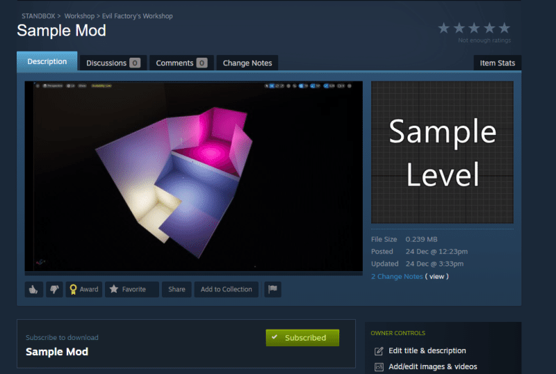 Изображение из объявления Steam
