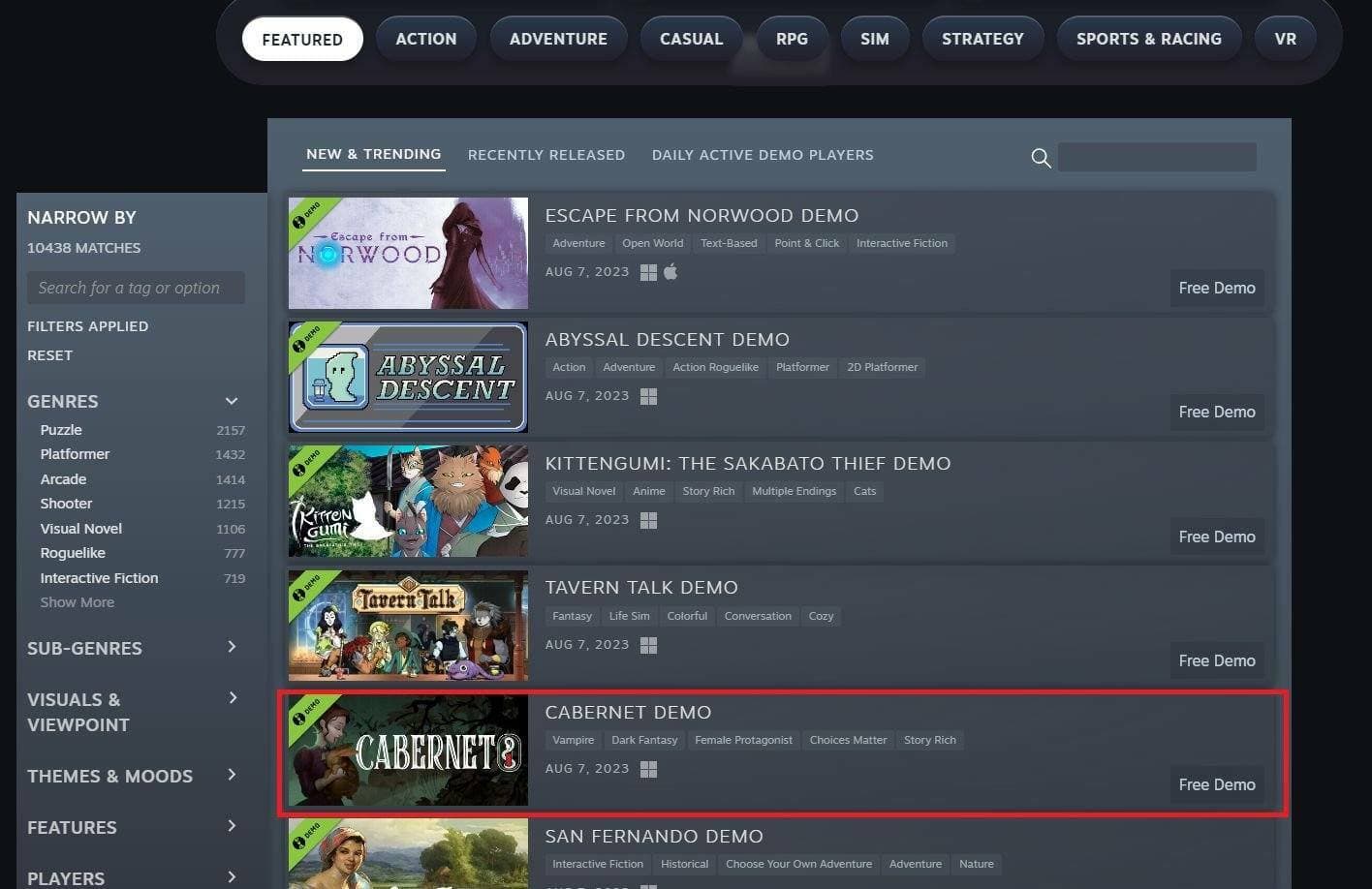 Изображение из объявления Steam