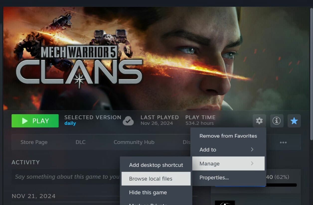 Изображение из объявления Steam