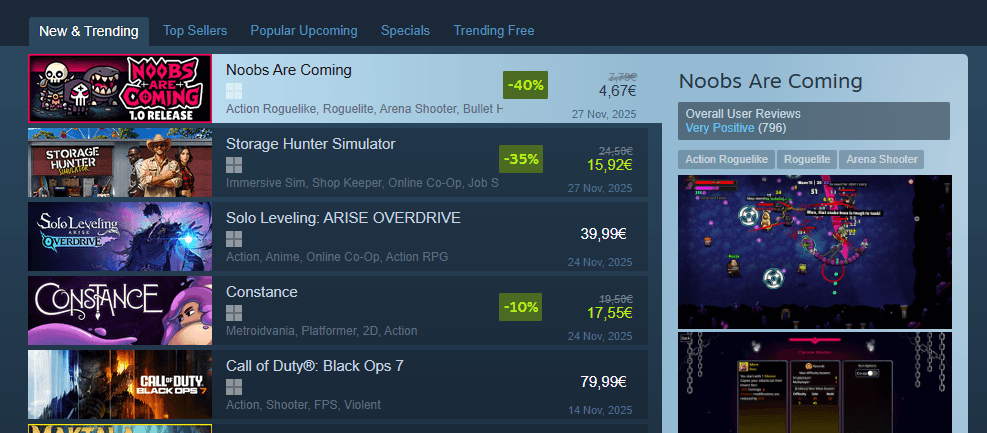 Изображение из объявления Steam