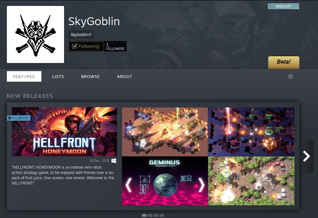Изображение из объявления Steam
