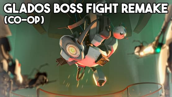Portal 1 GLaDOS Boss Fight in Co-op (Remake - v1.00)