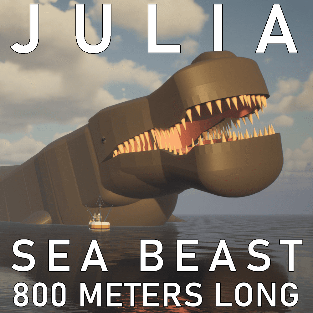 Julia Sea Monster "The Queen Of The Depths"