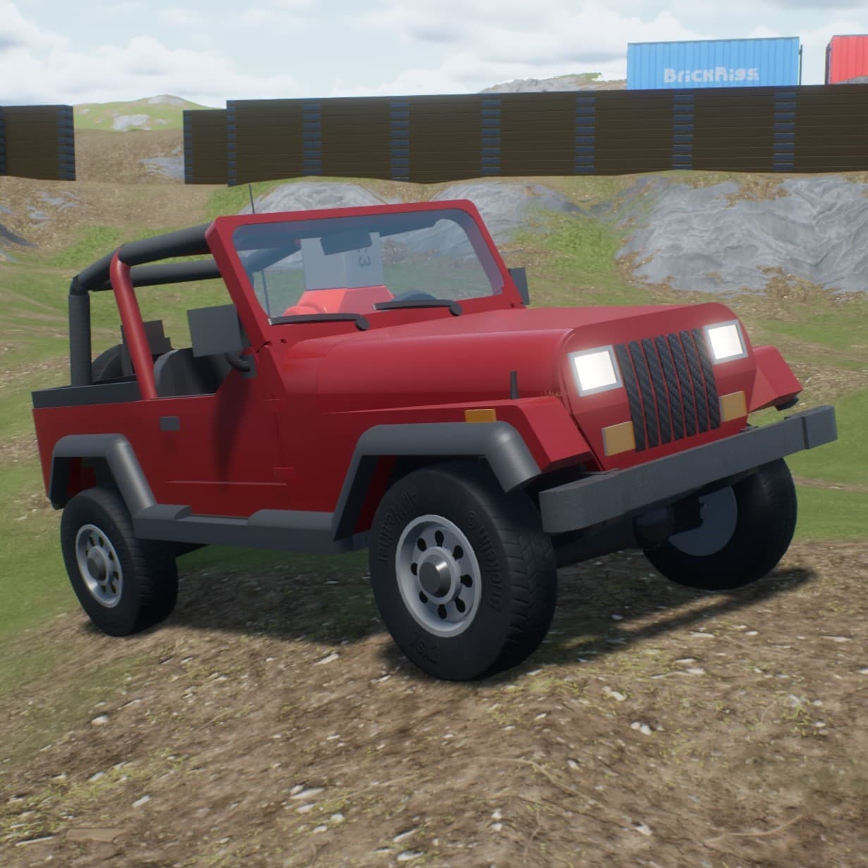 1992 Jeep Wrangler YJ Top Down