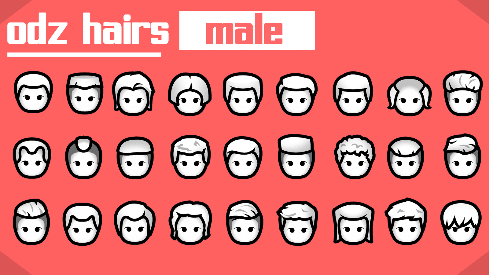 [1.5] Odz Hairs - Male
