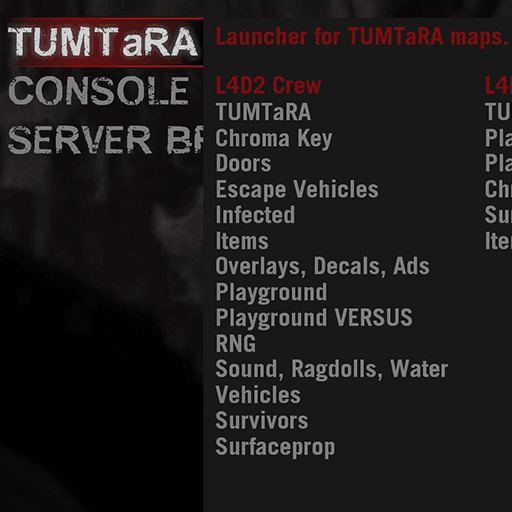 TUMTaRA Main Menu Buttons