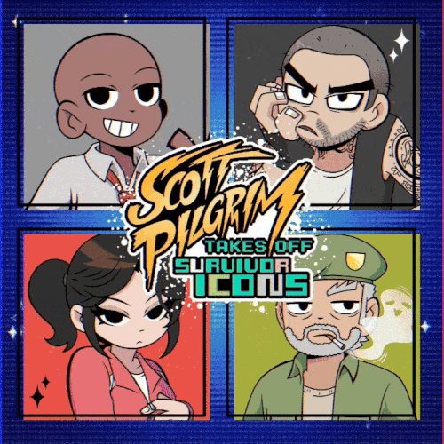 Scott Pilgrim Takes Off Styled Survivor Icons