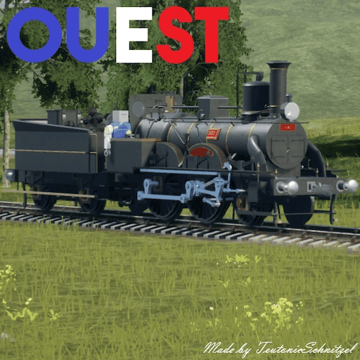(1863 à 1875) Ouest 120 (2-4-0) 744 à 897 | 1:1 SCALE
