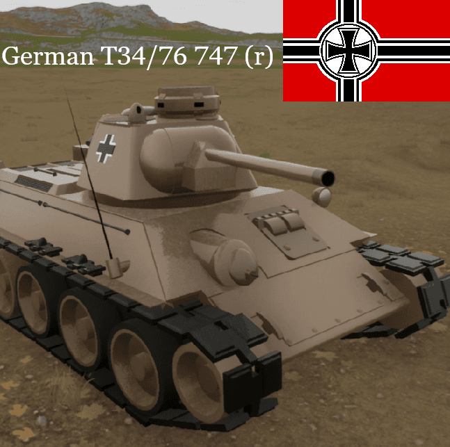 German Т-34/76 747 (r)