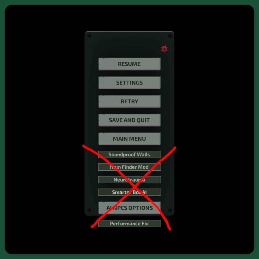 Mod Buttons Remover
