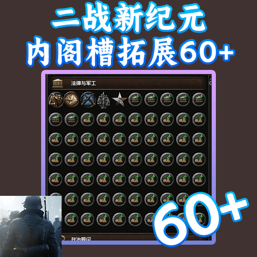 二战：新纪元内阁槽拓展60+