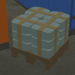 pallet of twelve cocaine bags