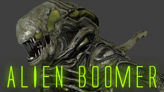 Alien Xenomorph Boomer AVP Colonial Marines