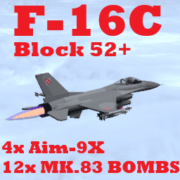 F-16C Block 52+ [COMBAT ADVANCED MOD] - Bombs
