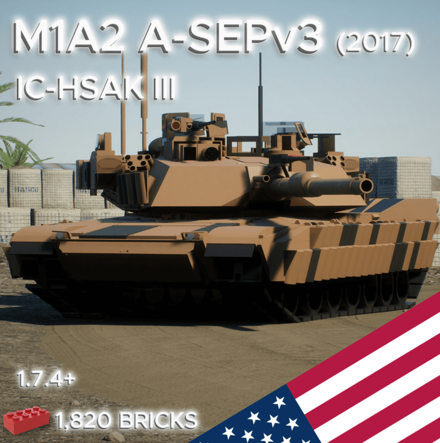 M1A2 A-SEPv3 (IC-HSAK III) (Desert Tan)