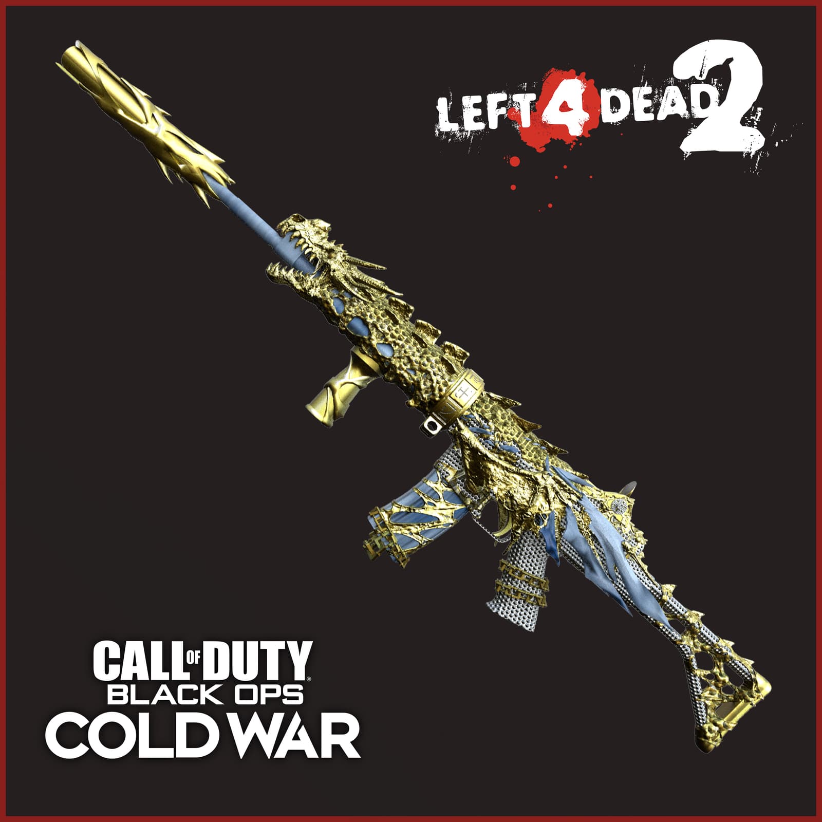 COD:BOCW&CODM  Krig6-冰霜巨龙 Dragon 钻石迷彩/Diamond