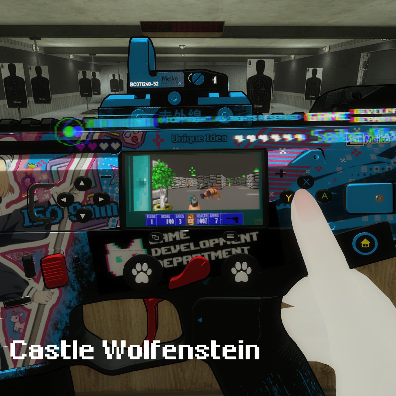 【自定义屏幕模块】光之剑屏幕-德军总部3D/【Custom Screen Module】Sword of Light Screen - Wolfenstein 3D
