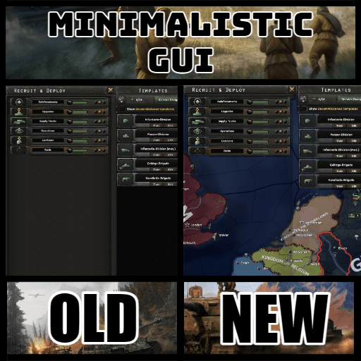 Minimalistic GUI