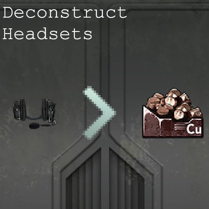 Deconstruct headsets