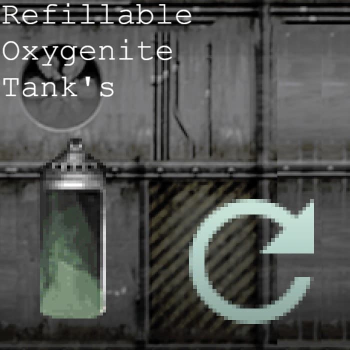 Refillable Oxygenite Tank's