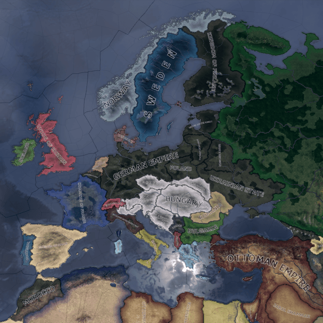 Kaiserreich Coloured Puppets