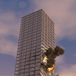 Destructable Office Building 36 floors, 7.2K bricks